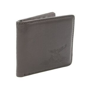 Woodland Creek Men's Eagle Embossed Brown Faux Leather Wallet